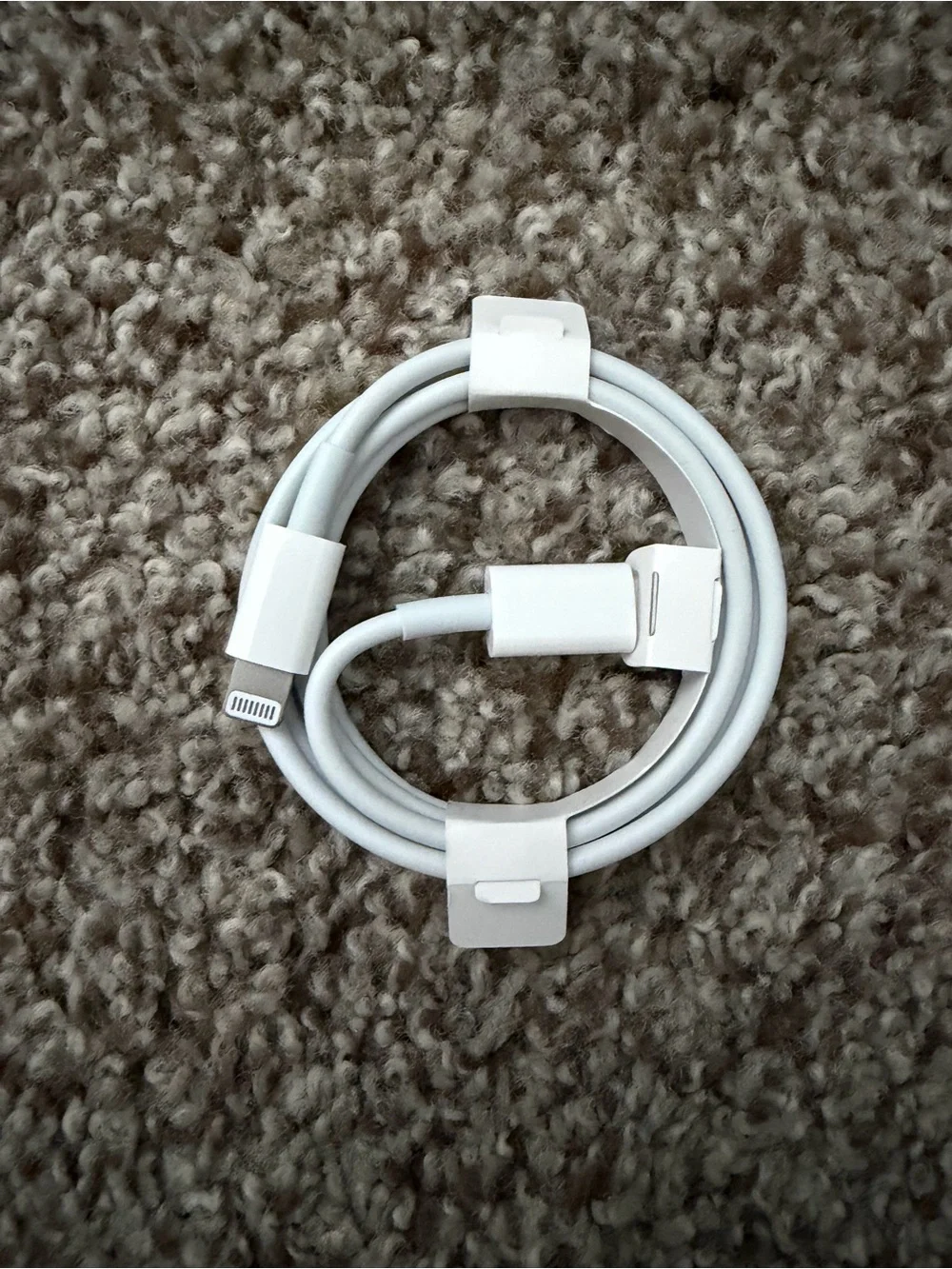 White Lightning to USBC Charging Cable